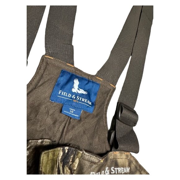 Mossy Oak Field Stream Camo Outdoor Hunting Fishing Winter Overalls Pants Youth - Picture 3 of 7